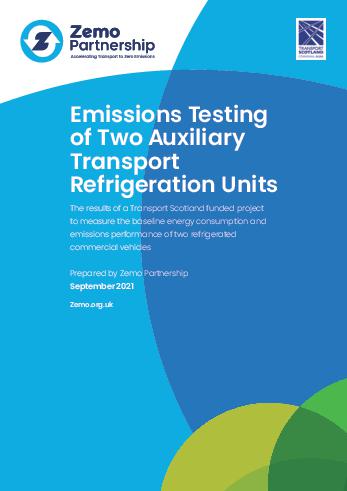 Emissions Testing of Two Auxiliary Transport Refrigeration Units